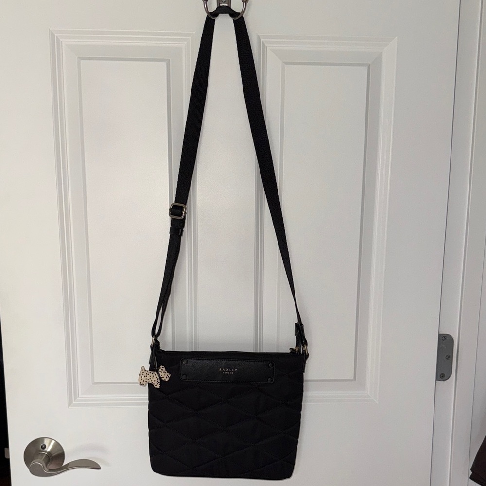 Radley London Quilted Black Crossbody Bag